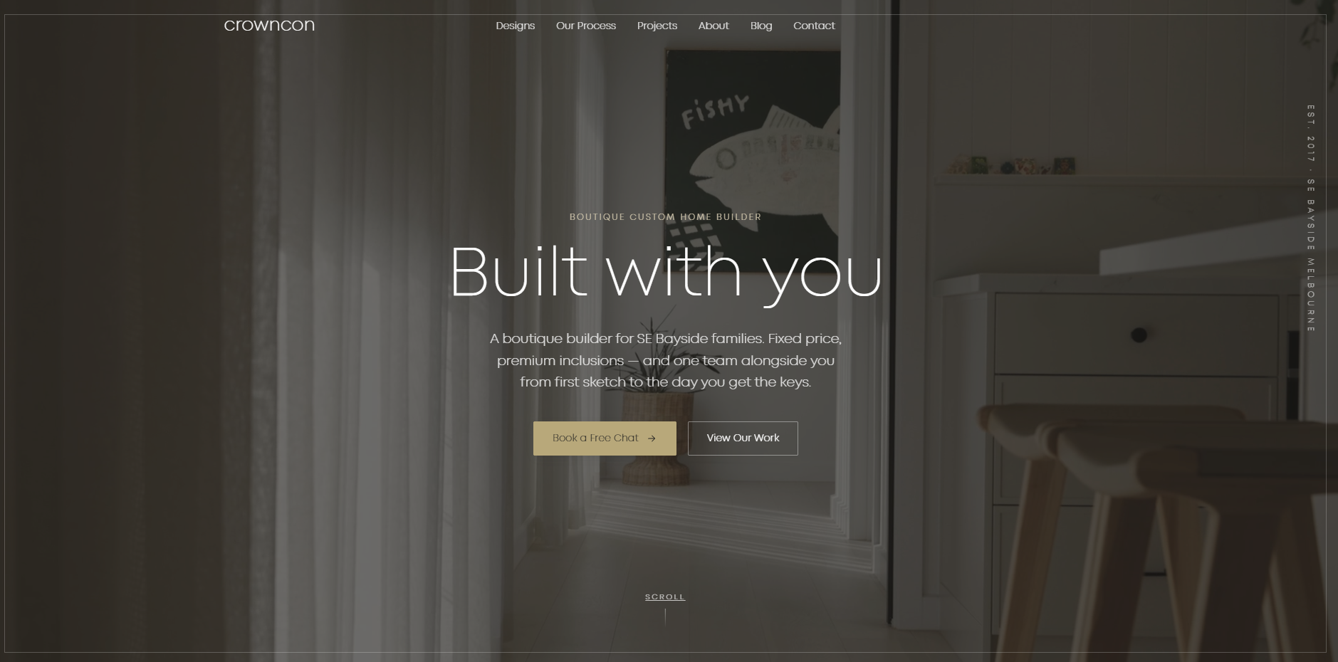 Crowncon website homepage — built by Beets & Co